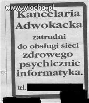 Dobre ogłoszenie