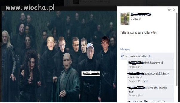 Takie tam z imprezy z Voldemortem