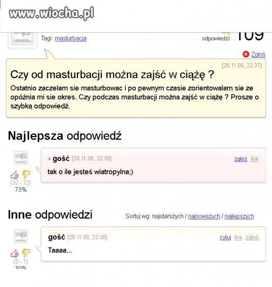 Oto przykład kobiety wiatropylnej 