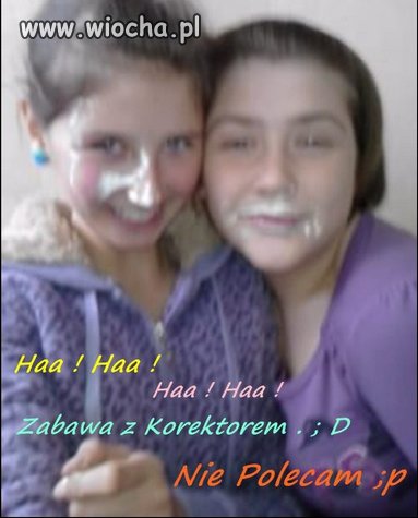 "Zabawa z korektorem"