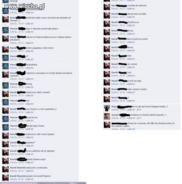 Groźby dzieci 