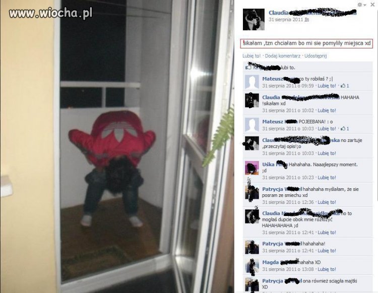 Za daleko do WC miała