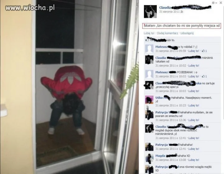 Za daleko do WC miała