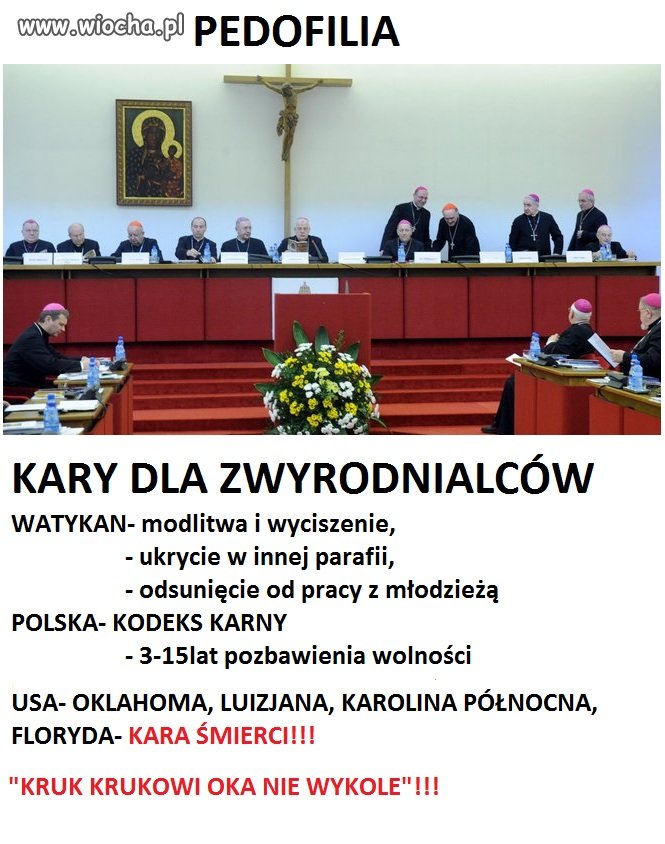 "Pomódlmy się za ofiary pedofili"...