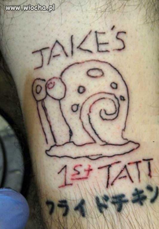 1st. tatt - czyli pierwszy tatuaż...