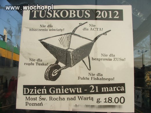 Poznań, most Św. Rocha 21.03 godz 18