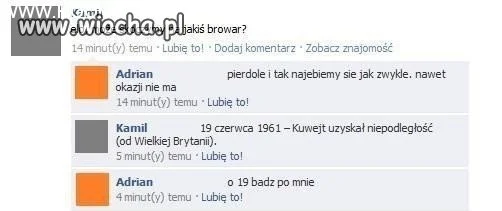 Zawsze jest okzaja