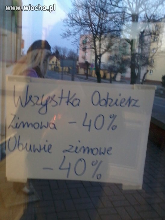 Zimowa wyprzedaż