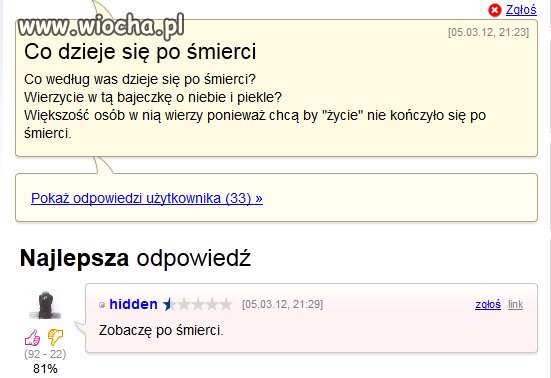 Co dzieje się po śmierci?