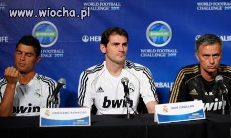 Ronaldo bardzo przejęty konferencją.