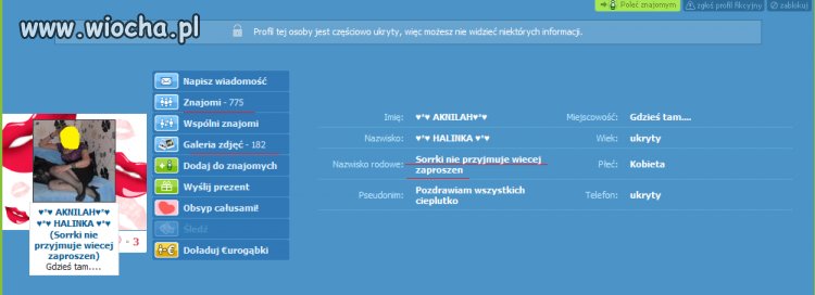Nie przyjmuję już zaproszeń