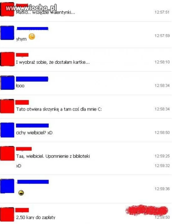 Dostałem kartkę na walentynki!