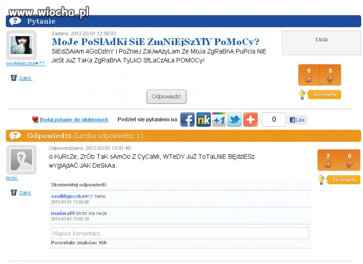 Dzisiejsza młodzież...