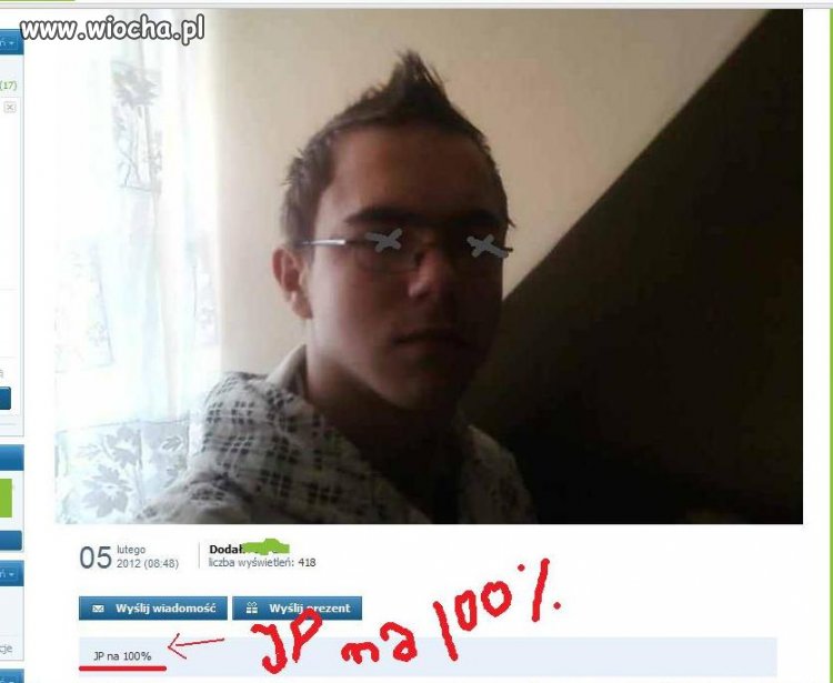 Kolejny chłopaczek JP