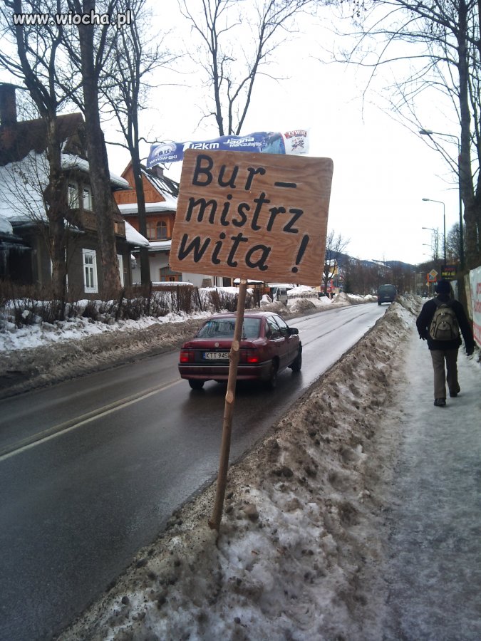 Burmistrz wita
