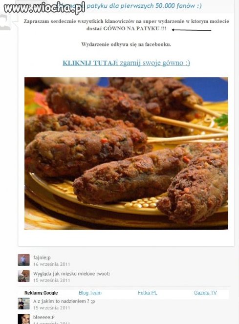 Gówno na patyku.