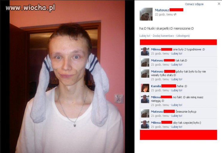 Skarpetki Niuśki.;)