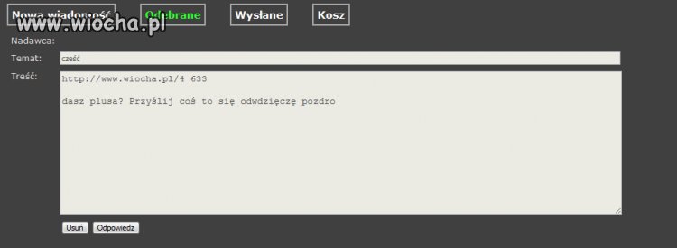 "Proszenie o plusa"