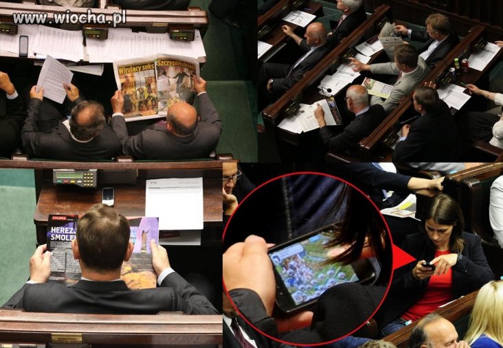Tak pracują nasi kochani politycy