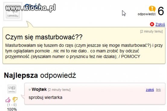 Jakie pytanie...