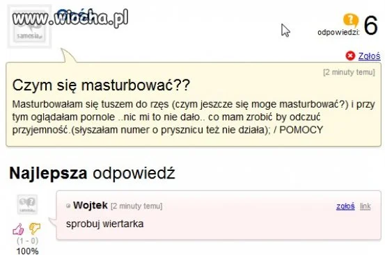 Jakie pytanie...