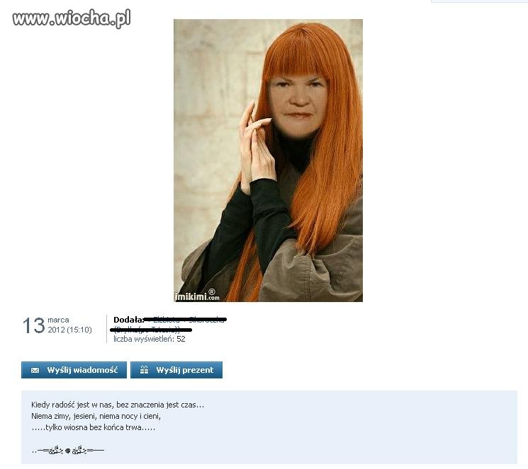 Kolejna starsza mistrzyni photoshop'a. 