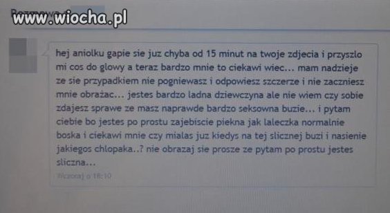 Koleś mnie rozwalił...