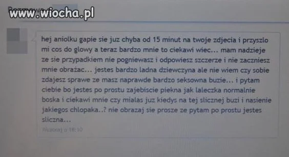 Koleś mnie rozwalił...