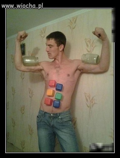 Pokazał rzeźbę 