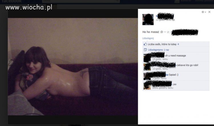 Sąsiad zrobił masaż 