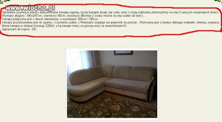 Sprzedam kanapę