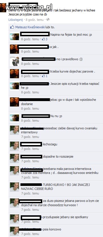 Polska młodzież napina się na facebooku 