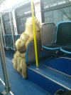 Yeti podróżuje i w tramwaju ...