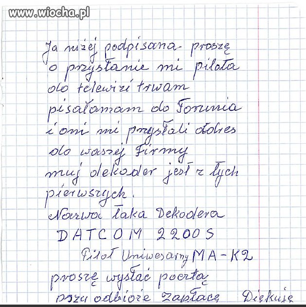List do firmy
