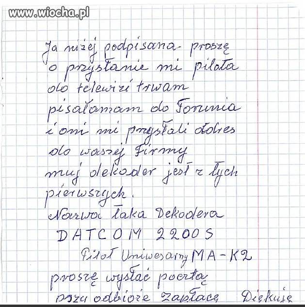 List do firmy