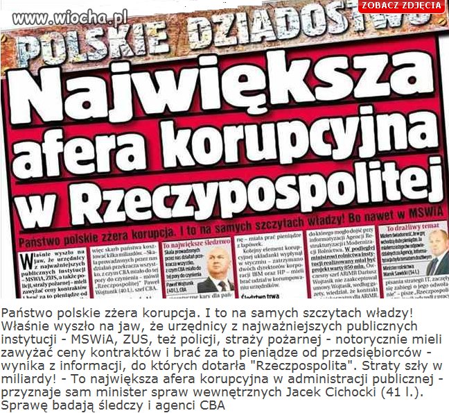 Czy kiedyś przestaną nas okradać?