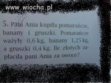 Wiocha w polskiej matematyce...