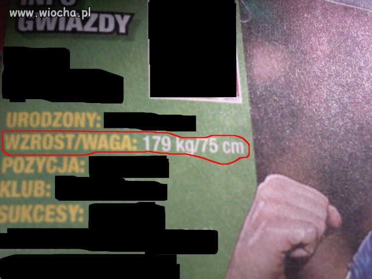 179 kg/ 75 cm  Haha