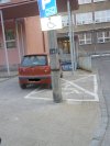 Miejsce parkingowe dla niepełnosprawnych