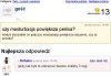 Idiotyczne pytanie?