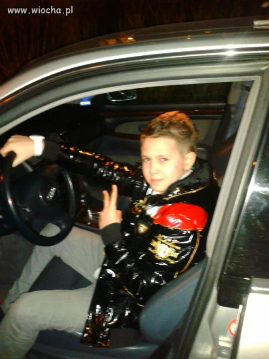 Lansik na oczojebną kurtkę i Audi ;)