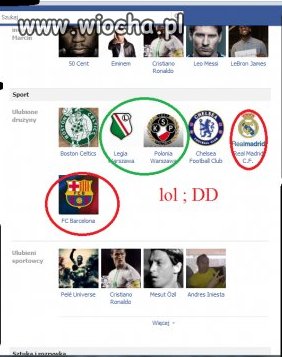 REAL + BARCA, POLONIA + LEGIA.   
