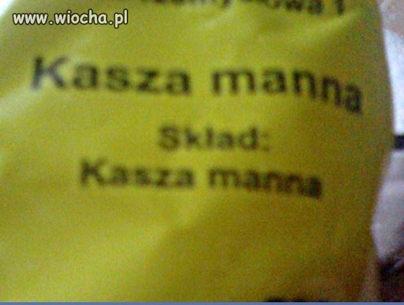 Kasza manna i jej skład