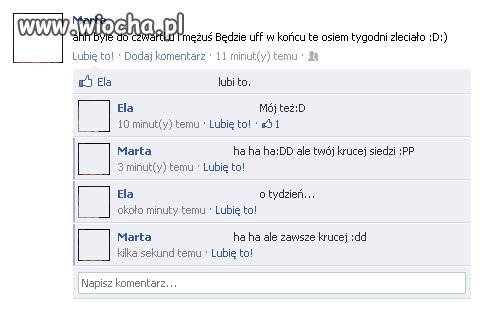 Ha ha ha! Mój mąż siedzi w pierdlu dłużej...