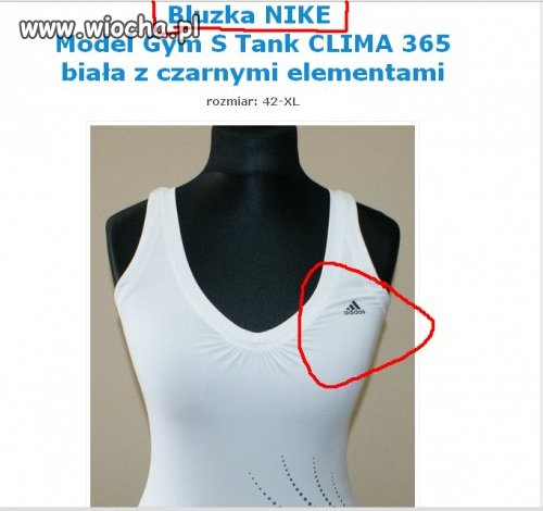 Bluzka nike