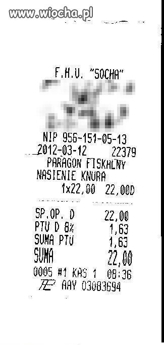 Ale paragon dał 