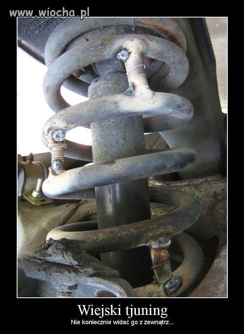 Wiejski tuning, albo nie, prawdziwy wiejski tuning ...