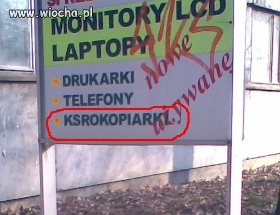 Polska pisownia.