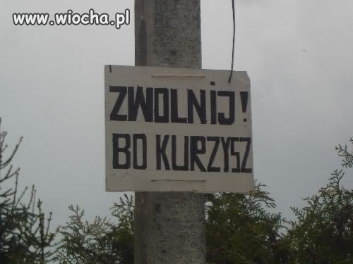 Główne skrzyżowanie w Pcimiu Dolnym...
