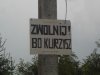 Główne skrzyżowanie w Pcimiu Dolnym...